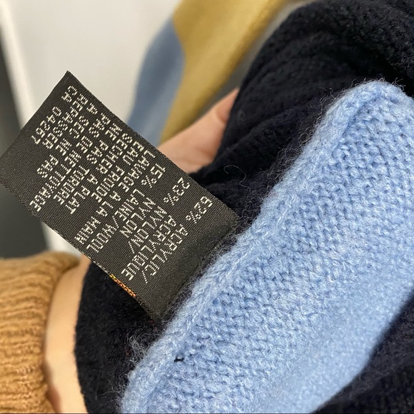 VINTAGE WOOL COLOUR BLOCK SWEATER - Picture 7 of 7